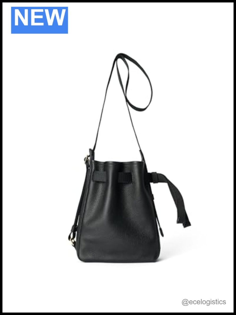 ECCO Aerolyn Leather Shoulder Bag with Detachable Pouch